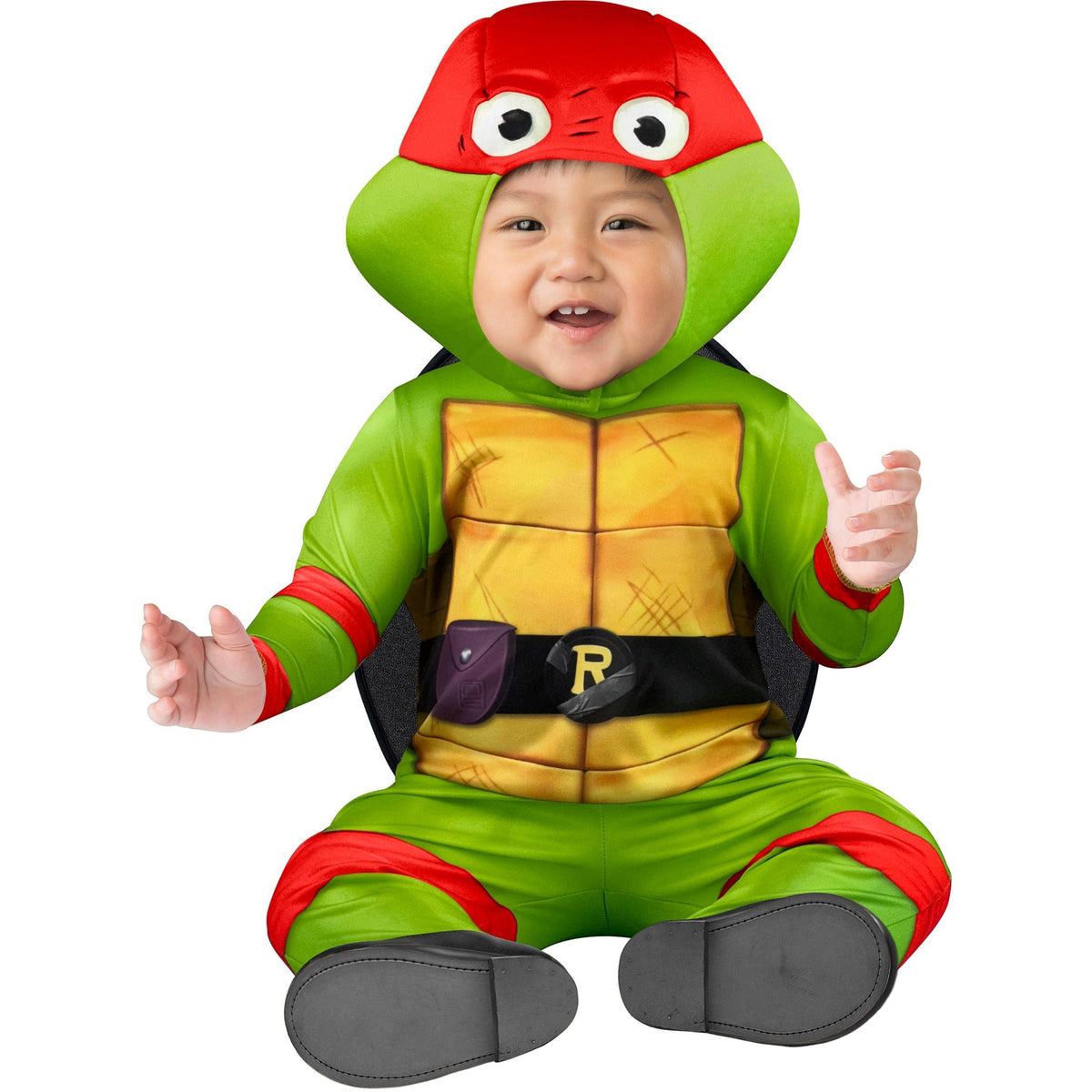 IN SPIRIT DESIGNS Costumes Teenage Mutant Ninja Turtles Raph Costume for Babies, Jumpsuit, Shell and Hood