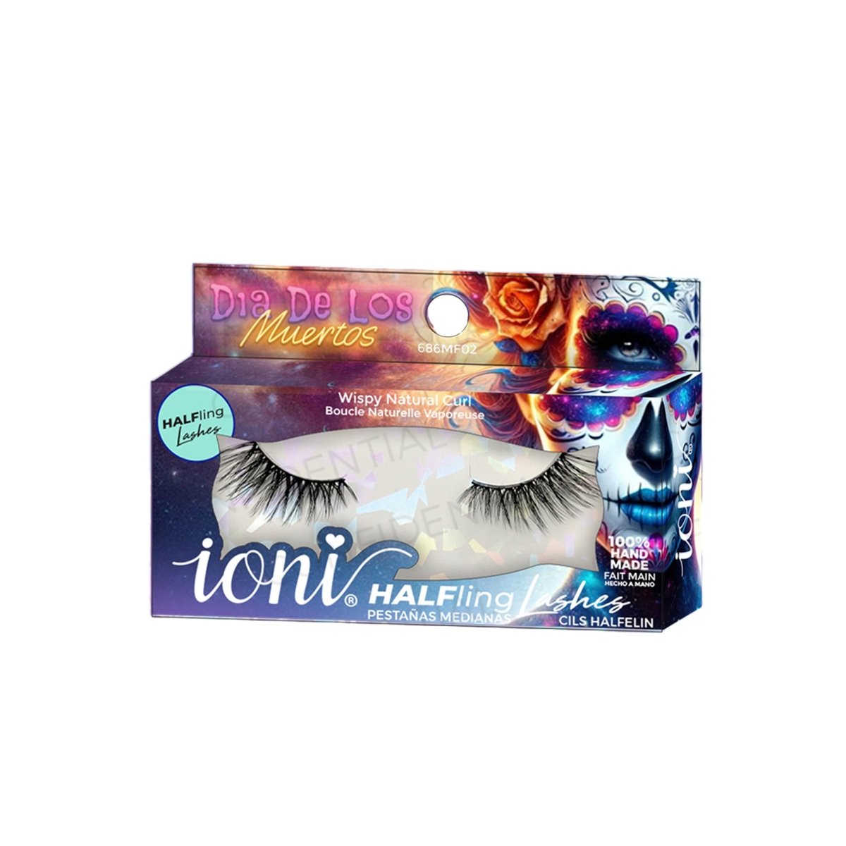Ioni Cosmetics Costume Accessories Crisscross Fox Eyelashes, 1 Count 810129415971
