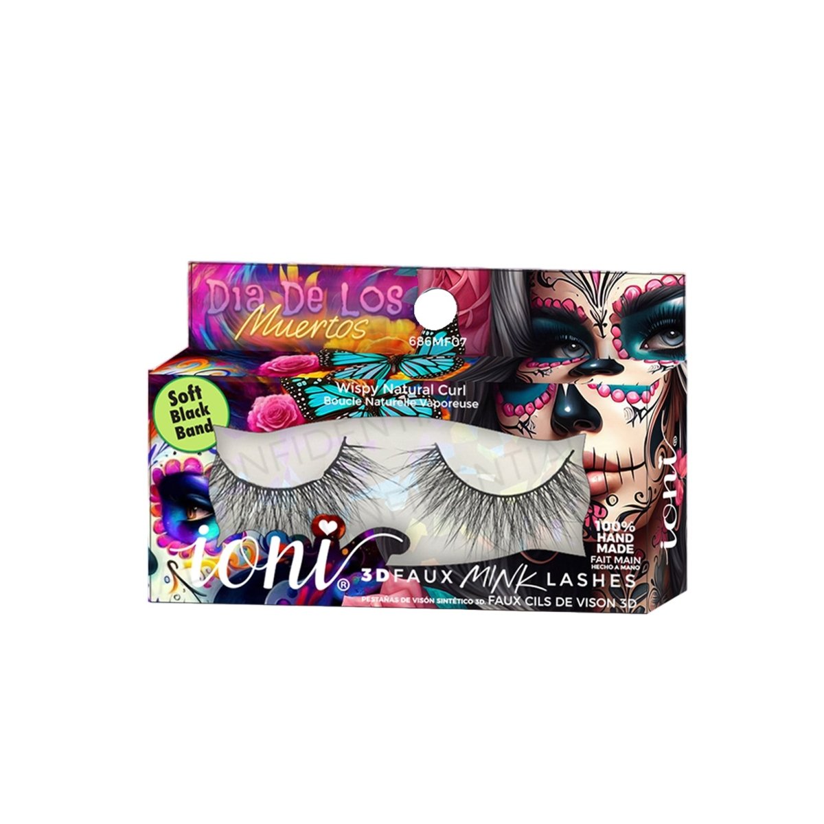 Ioni Cosmetics Costume Accessories Wispy Fluffy Doll Eyelashes, 1 Count 810129416022