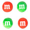 ISCREAM DIVISION Christmas Christmas Chocolate M&M Packaging Plush, 14 Inches, 1 Count 810161695867