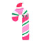 ISCREAM DIVISION Christmas Pink Christmas Candy Cane Plush, 11 Inches, 1 Count 810161695393