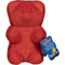 ISCREAM DIVISION Plushes Red Haribo Bear Plush, 1 Count 810168453576