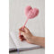 ISCREAM DIVISION Valentine's Day Pink Furry Heart Pen, 1 Count 810094229535