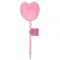 ISCREAM DIVISION Valentine's Day Pink Furry Heart Pen, 1 Count 810094229535