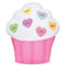 ISCREAM DIVISION Valentine's Day Sweet Talk Cupcake Plush, 15 Inches, 1 Count 810107410080