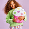 ISCREAM DIVISION Valentine's Day Sweet Talk Cupcake Plush, 15 Inches, 1 Count 810107410080
