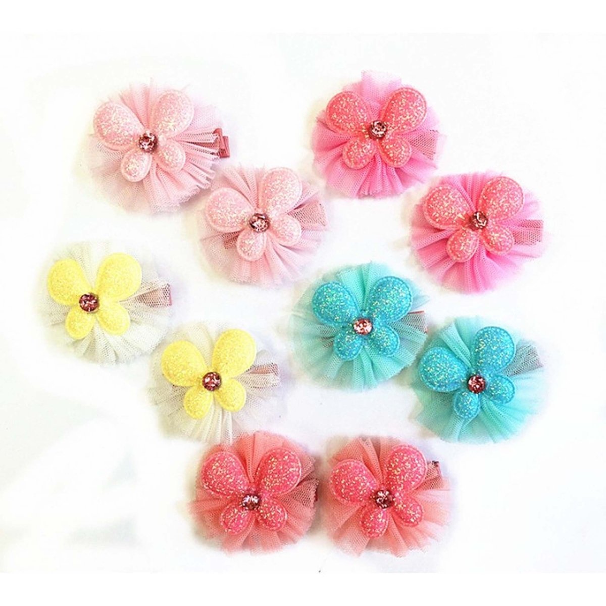 IVY TRADING INC. Costume Accessories Butterfly Clip Set, Assortment, 4 Count 8336572407438