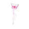 IVY TRADING INC. Costume Accessories Pink Butterfly Fairy Wand, 5.5 Inches, 1 Count