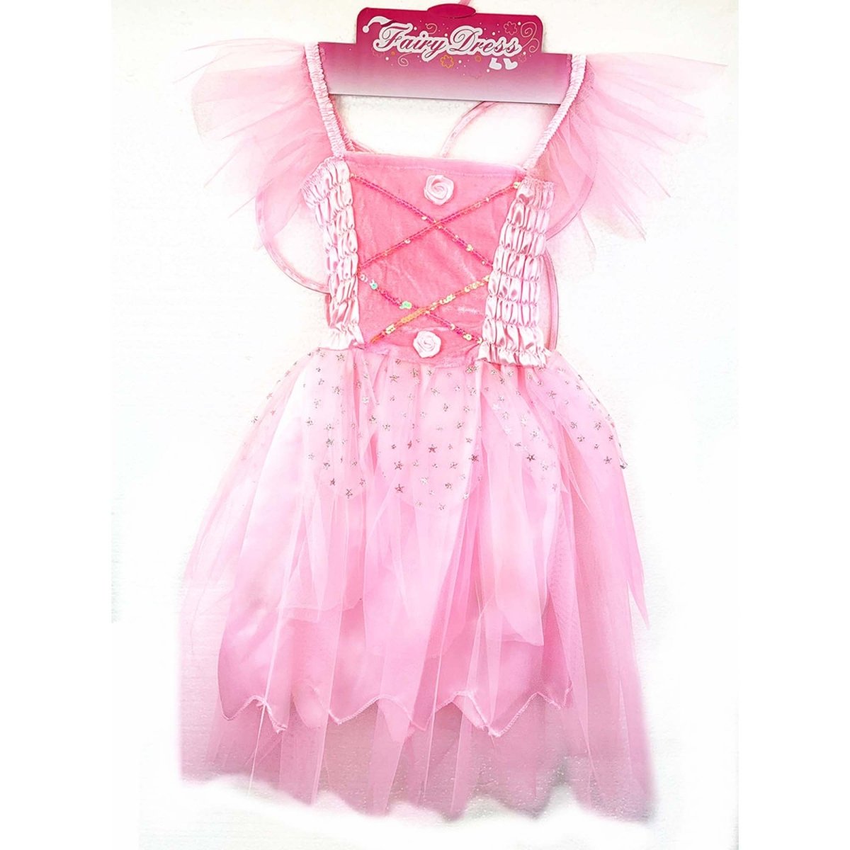 Party Expert Pink Fairy Dress For Kids, L Party Expert Pink Fairy Dress For Kids, L