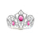 IVY TRADING INC. Costume Accessories Pink Plastic Jeweled Tiara, 1 Count 8336572000615