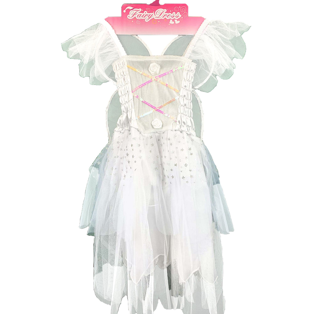 IVY TRADING INC. Costume Accessories White Fairy Dress for Kids