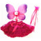 IVY TRADING INC. Costumes Accessories Pink Butterfly Fairy Costume Kit for Kids, Pink Tutu 8336572205432