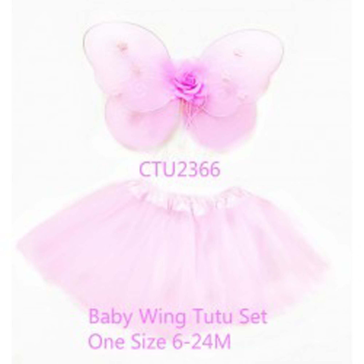 IVY TRADING INC. Costumes Accessories Pink Fairy Costume Kit for Babies and Toddlers, Pink Tutu 8336572236626