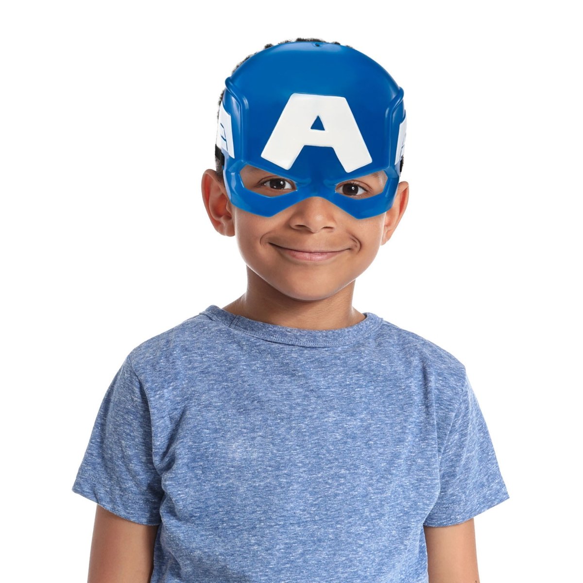 Babyhug 2 to 4 Years Washable & Reusable Knit Face Mask Captain America- Pack of 3