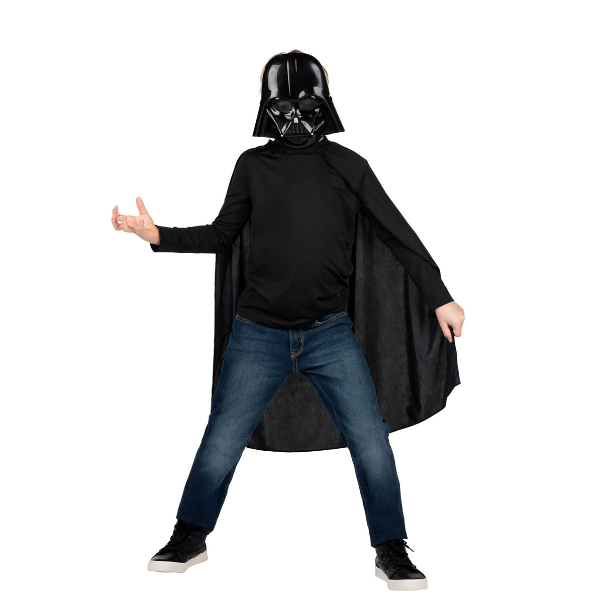 JAZWARES Costume Accessories Dearth Vade Cape and Mask Set for Kids, Star Wars, 1 Count 191726502746