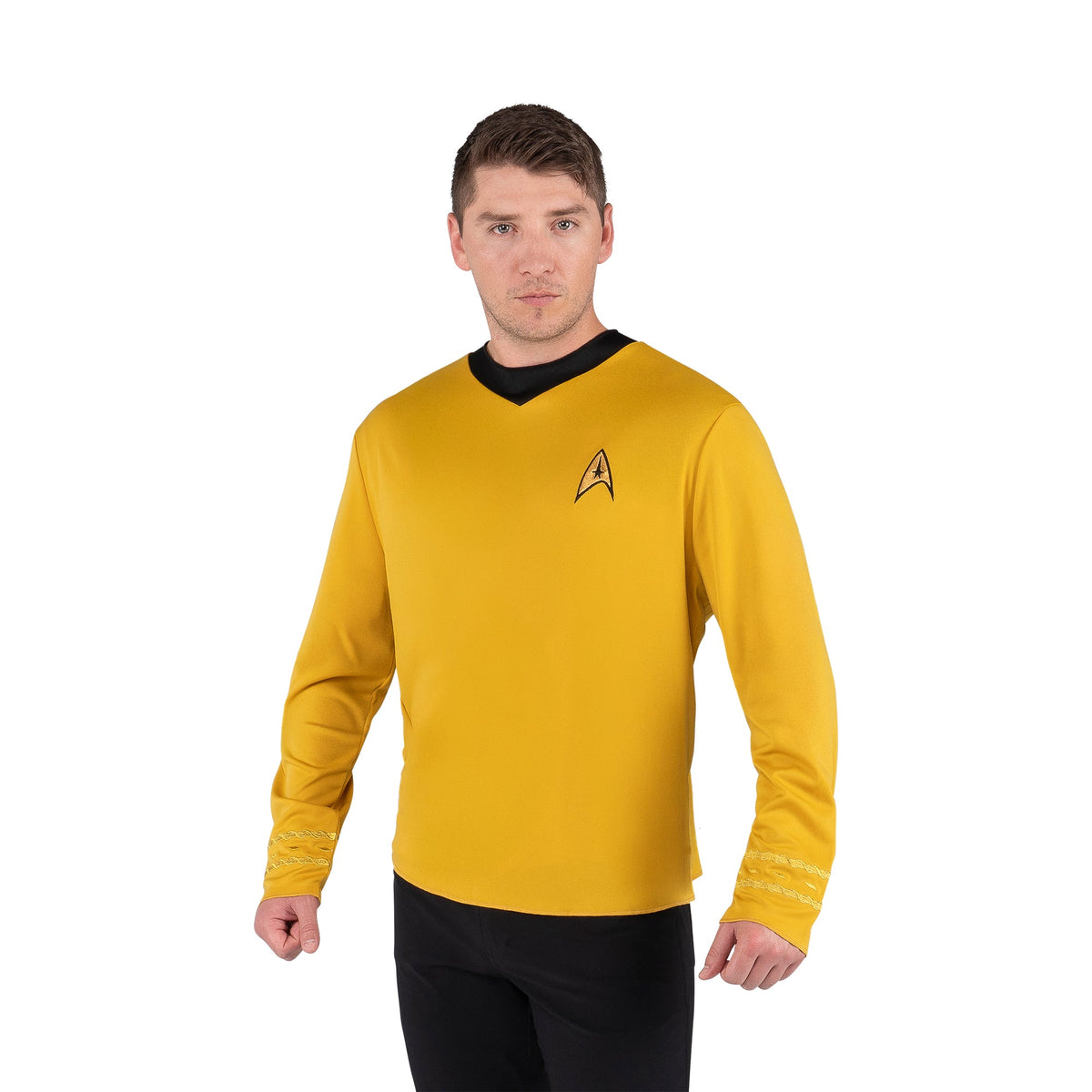 JAZWARES Costumes Captain Kirk Costume for Adults, Star Trek, Top