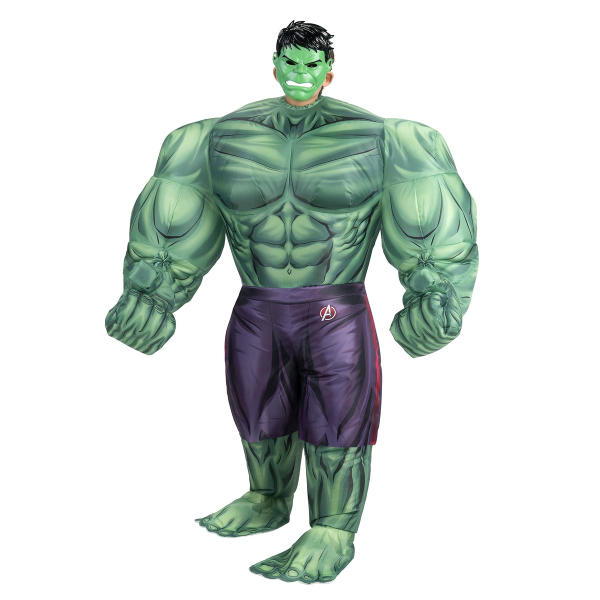 JAZWARES Costumes Hulk Inflatable Costume for Kids, Marvel 191726738329