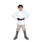 JAZWARES Costumes Luke Skywalker Costume for Kids, Star Wars, White Tunic