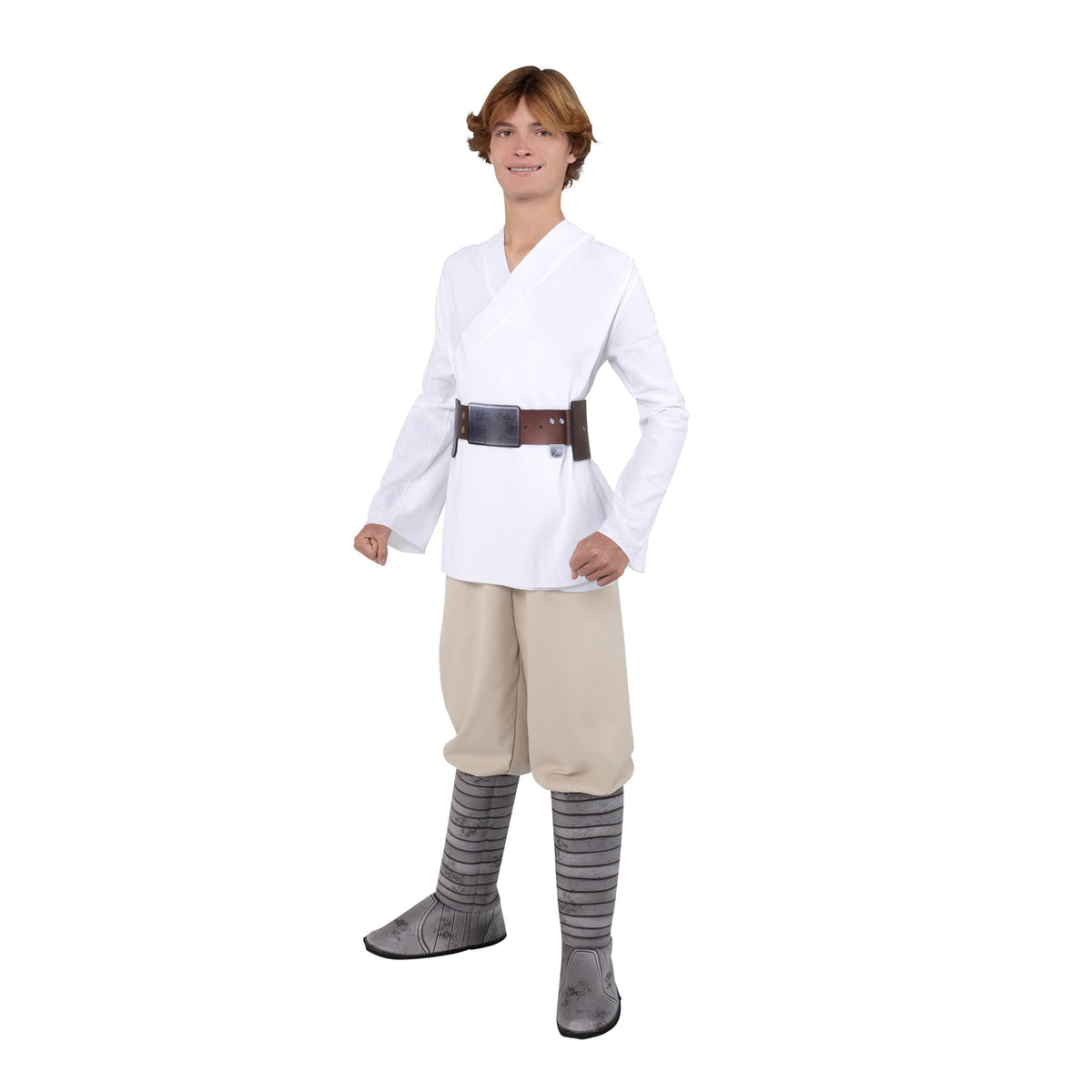 JAZWARES Costumes Luke Skywalker Qualux Costume for Adults, Star Wars, Tunic and Pants