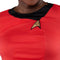 JAZWARES Costumes Nyota Uhura Costume for Adults, Star Trek, Red and Earrings