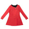 JAZWARES Costumes Nyota Uhura Costume for Adults, Star Trek, Red and Earrings