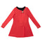 JAZWARES Costumes Nyota Uhura Costume for Adults, Star Trek, Red and Earrings