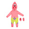 JAZWARES Costumes Patrick Star Costume for Babies, Spongebob Squarepants, Jumper with Hood