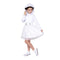 JAZWARES Costumes Princess Leia Costume for Kids, Star Wars, White Hooded Dress