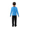 JAZWARES Costumes Spock Costume for Kids, Star Trek, Top and Pants