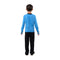 JAZWARES Costumes Spock Costume for Kids, Star Trek, Top and Pants