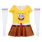 JAZWARES Costumes SpongeBob Classic Costume for Adults, Dress and Socks