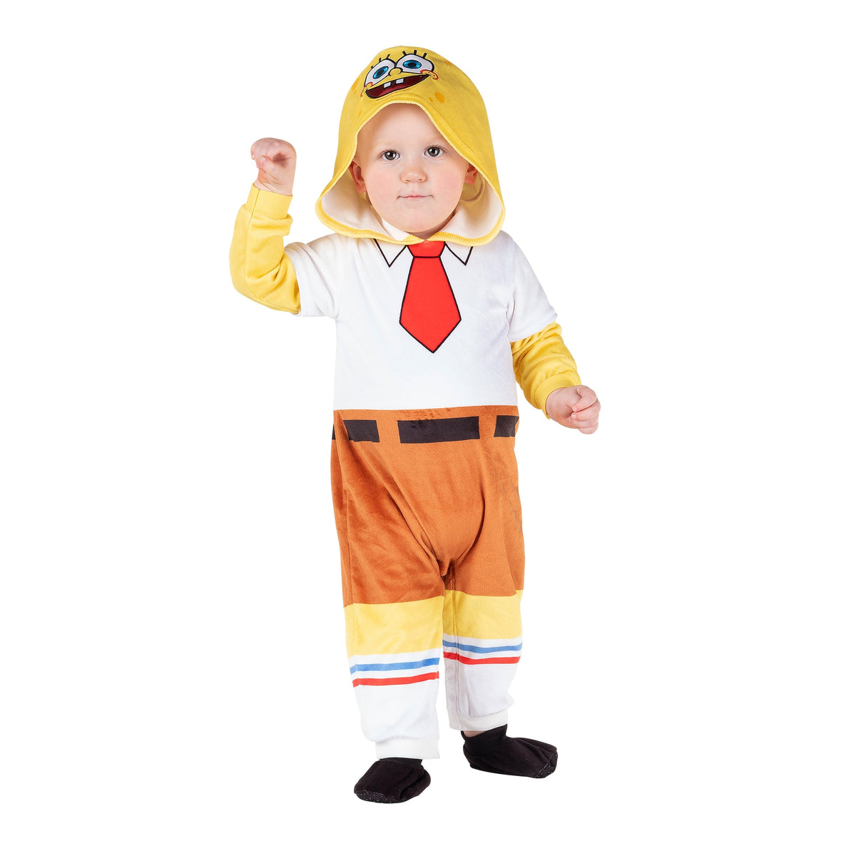 JAZWARES Costumes SpongeBob Costume for Babies, Jumper with Hood