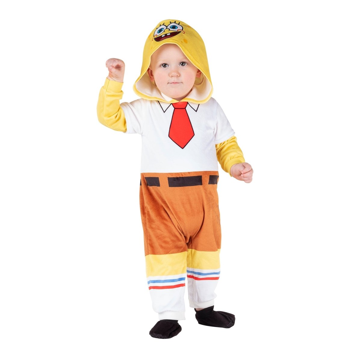 JAZWARES Costumes SpongeBob Costume for Babies, Jumper with Hood