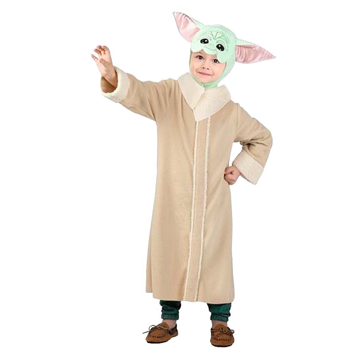 JAZWARES Costumes Star Wars Grogu Costume for Toddlers, Jumpsuit and Headpiece 191726458029