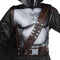 JAZWARES Costumes The Mandalorian Costume for Kids, Star Wars, Jumpsuit with Attached Cape