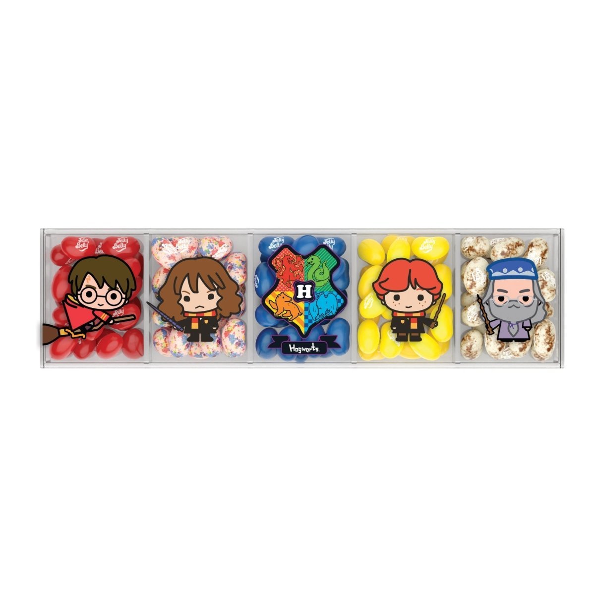 JELLY BELLY Candy Jelly Belly Harry Potter Clear Gift Box, 5 Flavors, 113g, 1 Count 071570018368