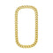 JIANGXI PANS ANIMATION CULTURE CREATIVE CO.,LTD Costume Accessories Gold Old School Plastic Necklace with Big Links, 30 Inches, 1 Count 810120718644
