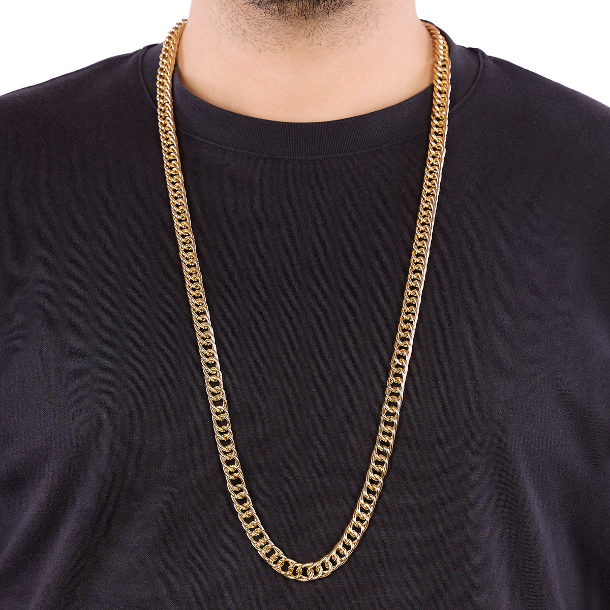 JIANGXI PANS ANIMATION CULTURE CREATIVE CO.,LTD Costume Accessories Gold Small Plastic Chain Necklace, 39 Inches, 1 Count 810120718637