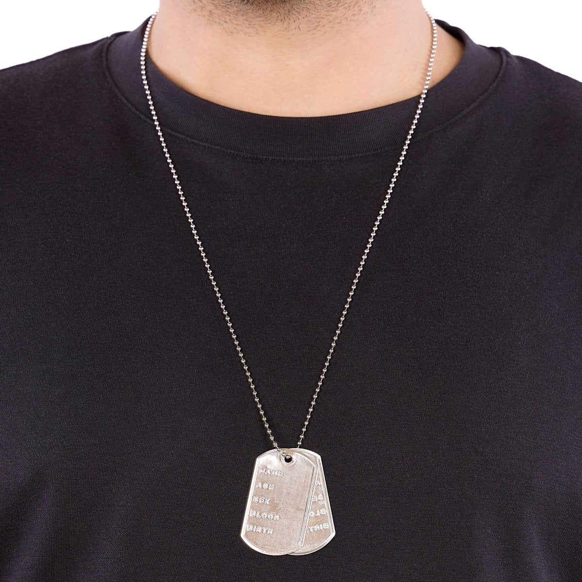 JIANGXI PANS ANIMATION CULTURE CREATIVE CO.,LTD Costume Accessories Military Dog Tag, 1 Count 810120718569