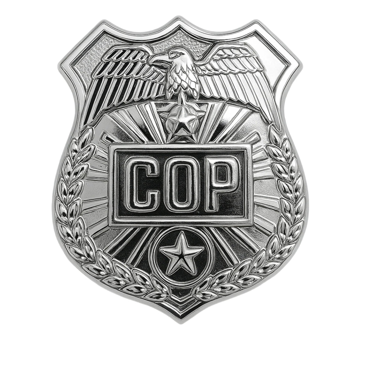 JIANGXI PANS ANIMATION CULTURE CREATIVE CO.,LTD Costume Accessories Police Badge, 1 Count 810120718422