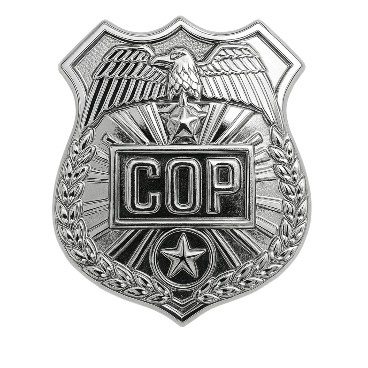 JIANGXI PANS ANIMATION CULTURE CREATIVE CO.,LTD Costume Accessories Police Badge, 1 Count 810120718422