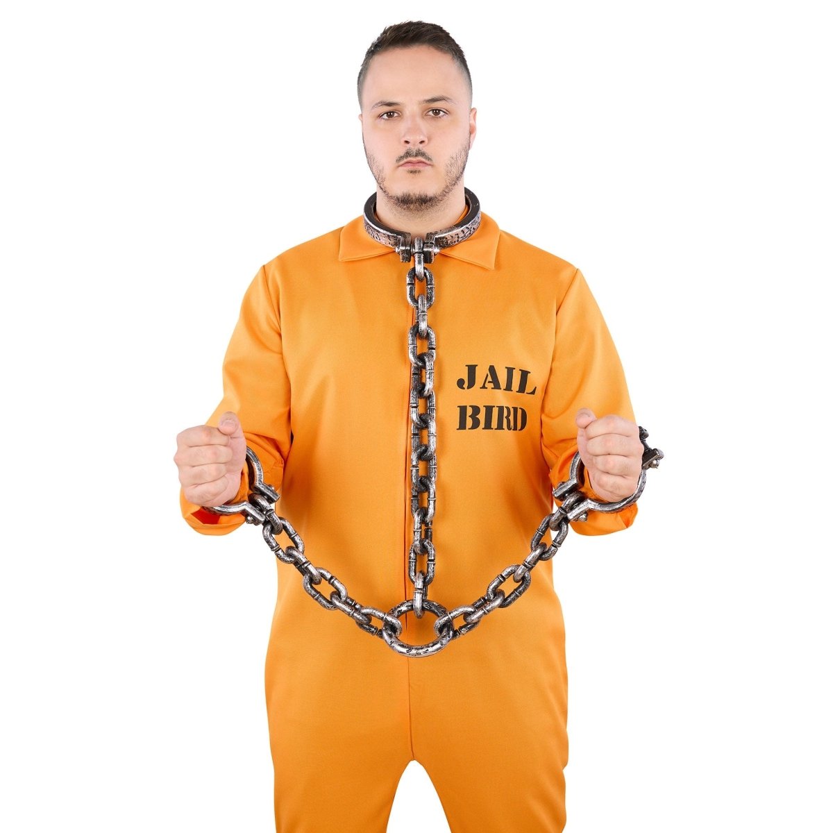 JIANGXI PANS ANIMATION CULTURE CREATIVE CO.,LTD Costume Accessories Prisoner Plastic Neck and Wrist Chains, 1 Count 810120718538