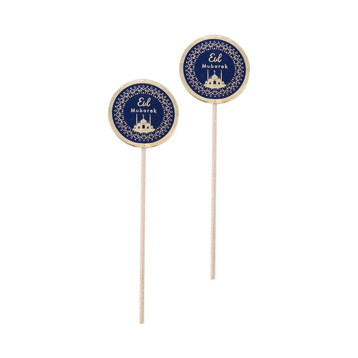 JIATAO INDUSTRY (SHANGHAI) CO,. Limited Eid Eid Mubarak Cupcake Picks, 8 Count 810120718262