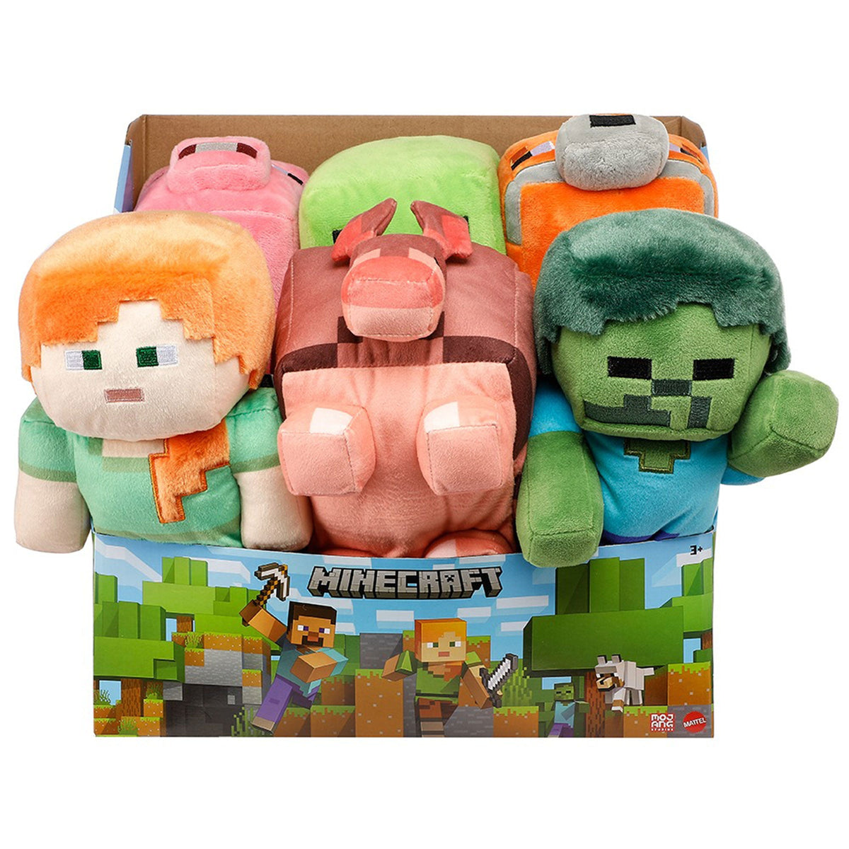 JOUET K.I.D. INC. Plushes Minecraft Plush, Assortment, 1 Count 194735303229