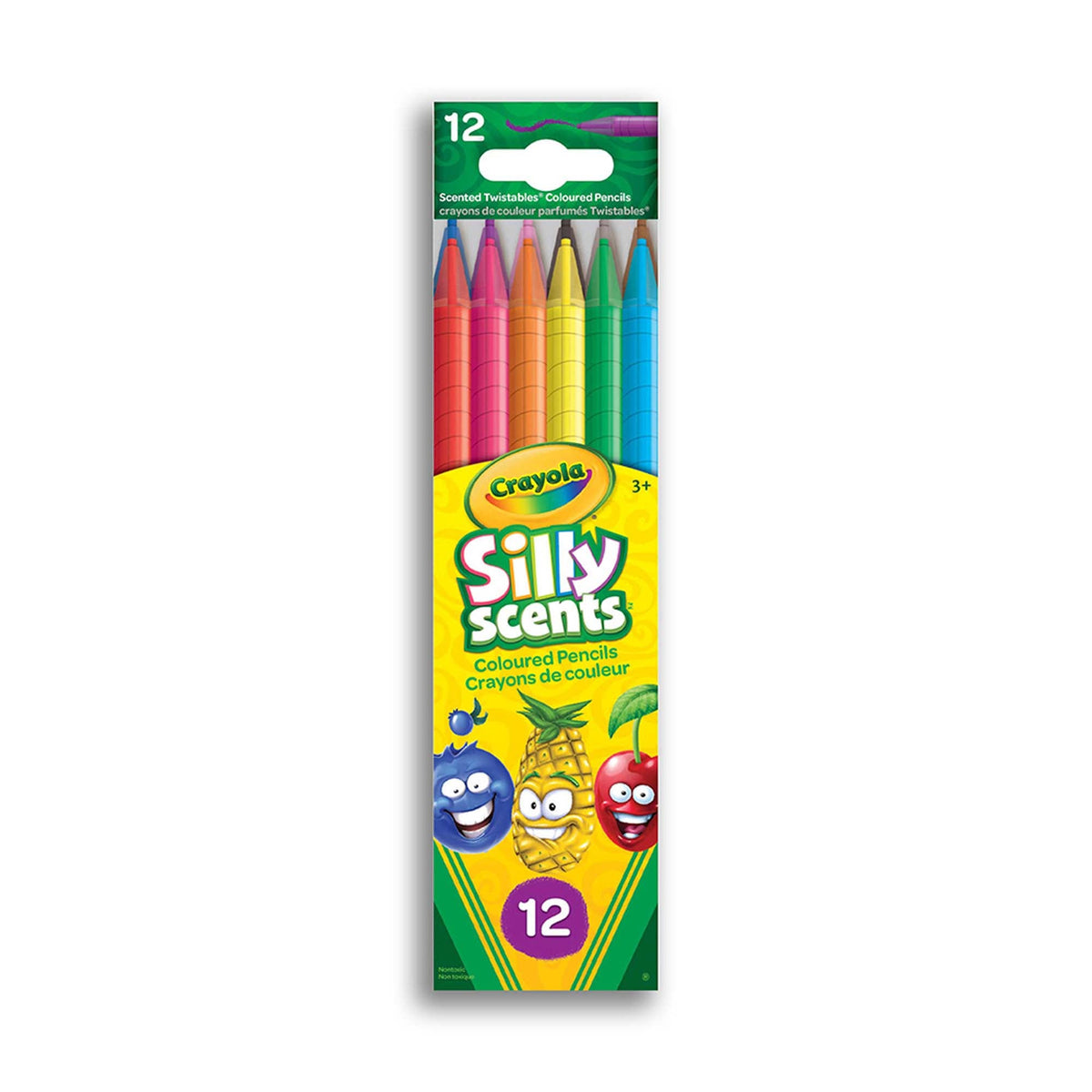 JOUET K.I.D. INC. Toys & Games Crayola Silly Scents Coloured Pencils, 12 Count