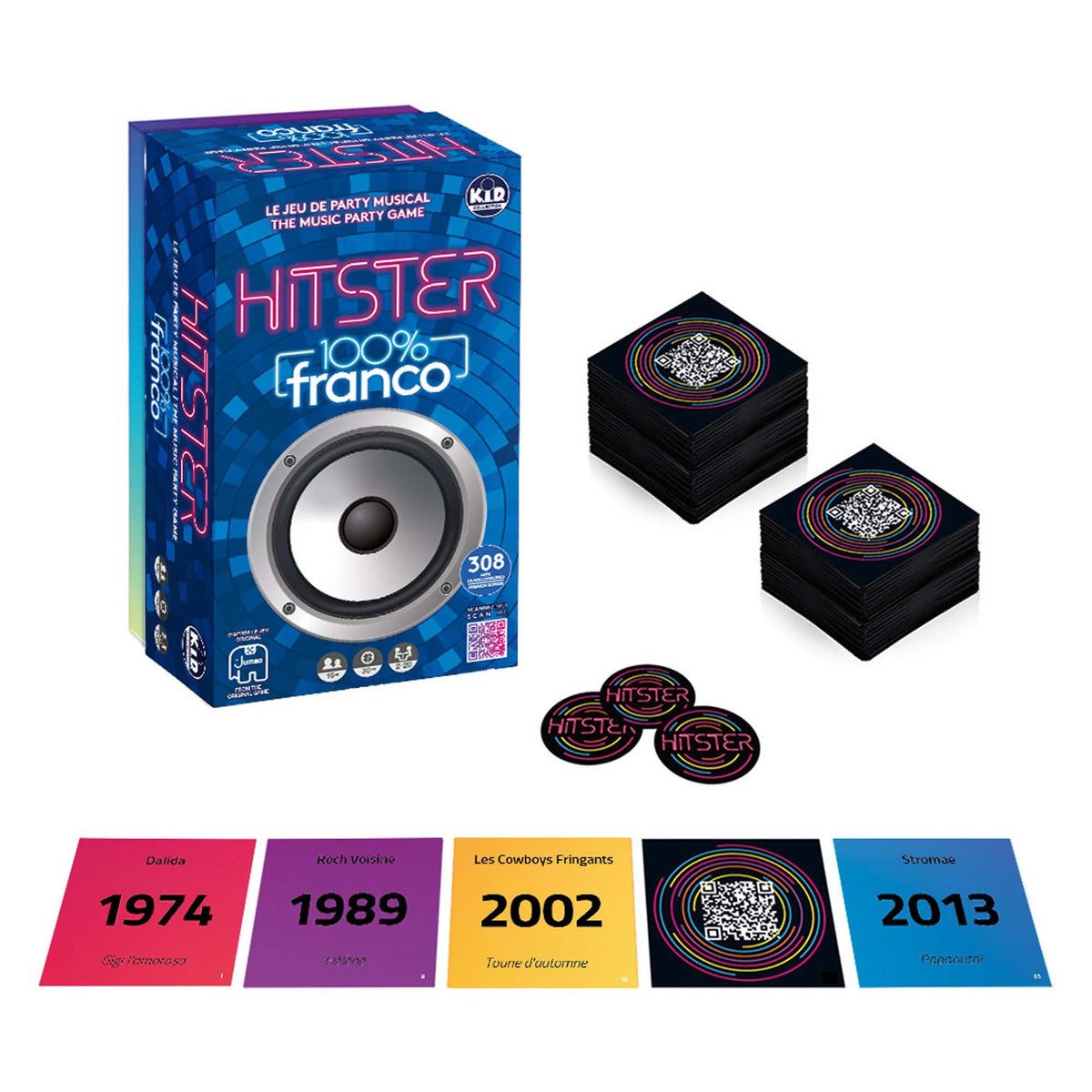 JOUET K.I.D. INC. Toys & Games Hitster Franco: The Musical Party Game, 1 Count 629270810401