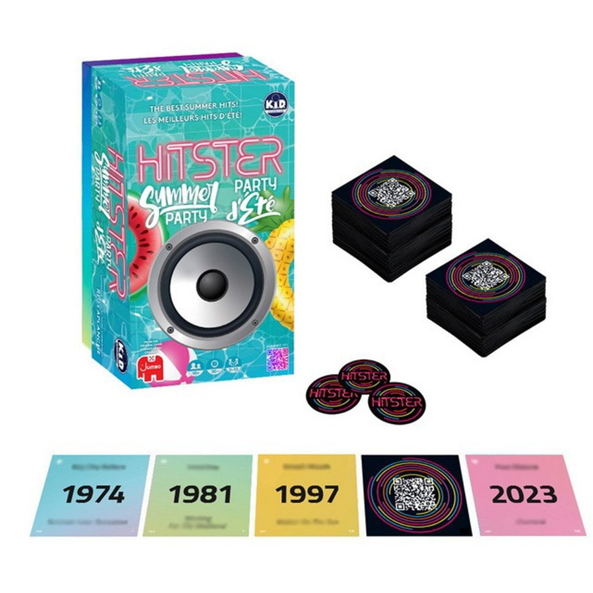 JOUET K.I.D. INC. Toys & Games Hitster Summer Party Game, 1 Count 629270810487
