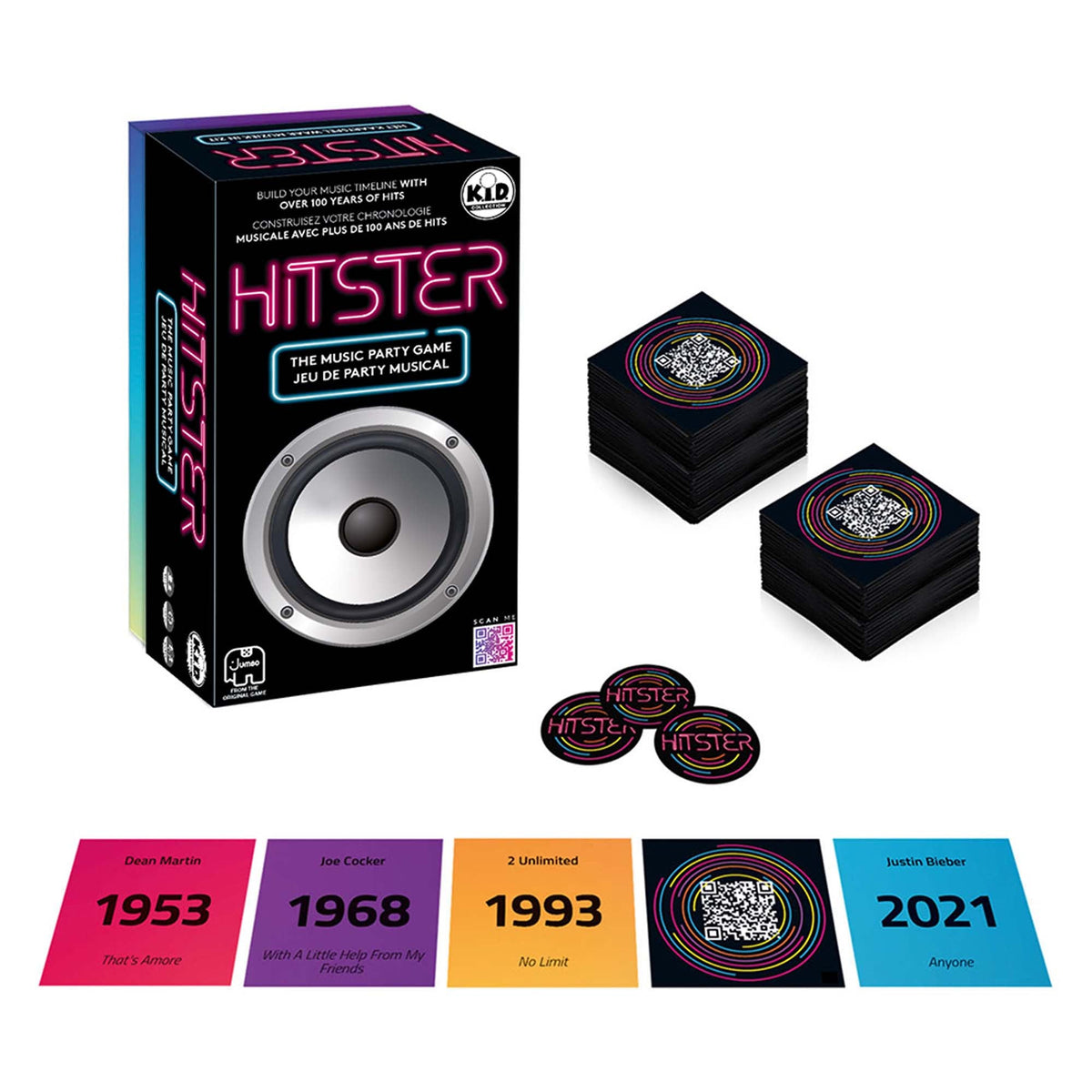 JOUET K.I.D. INC. Toys & Games Hitster: The Musical Party Game, 1 Count
