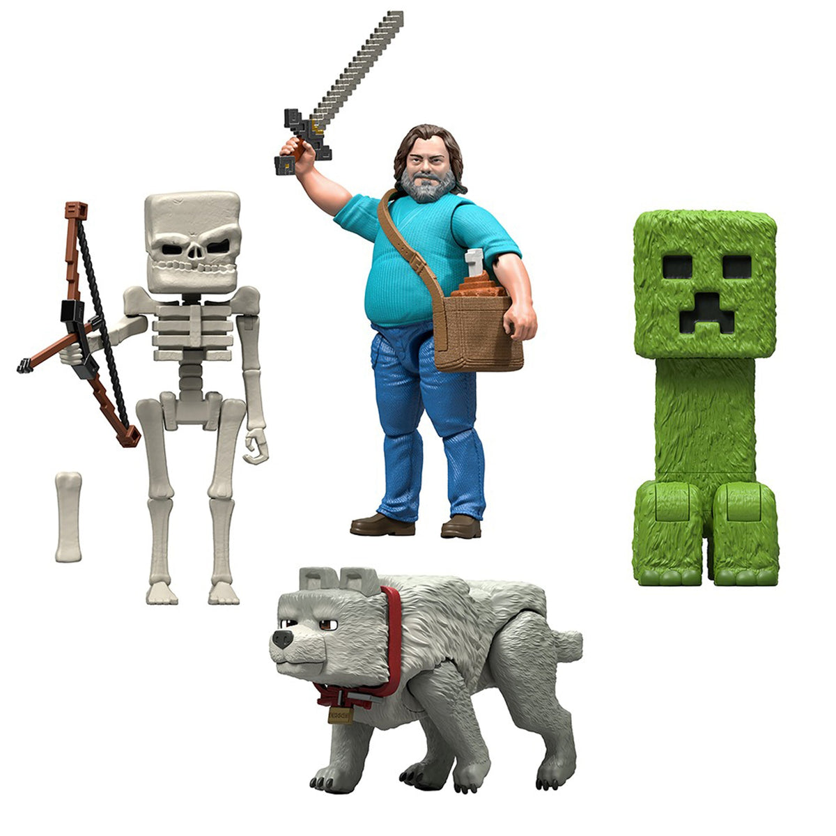JOUET K.I.D. INC. Toys & Games Minecraft Movie Action Figure, Assortment, 1 Count 194735304295