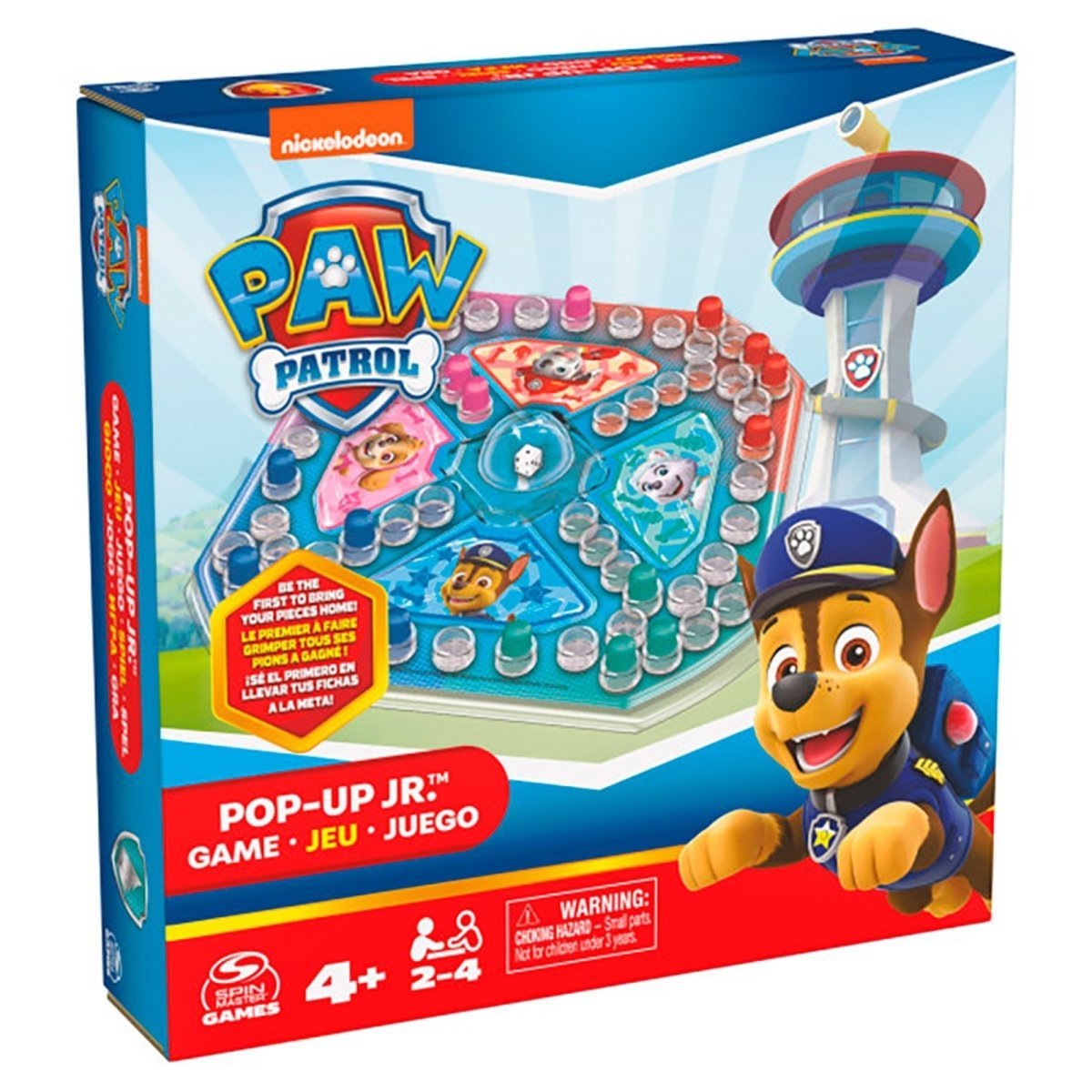 JOUET K.I.D. INC. Toys & Games Paw Patrol Pop-Up Jr. Game, 1 Count 778988461761